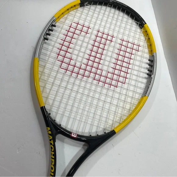 Wilson Titanium Soft Shock Tennis Racquet Matchpoint Black Yellow Match  Point
